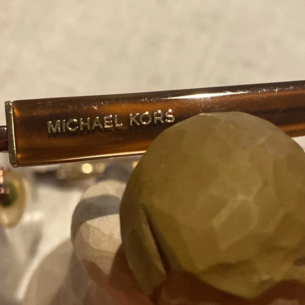 Michael Kors Glasses Frame MK312 210 SemiRimless Metal Gold Men Women Glasses